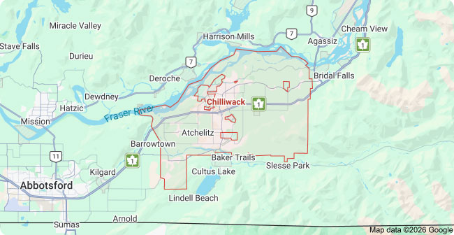 Service Area Chilliwack