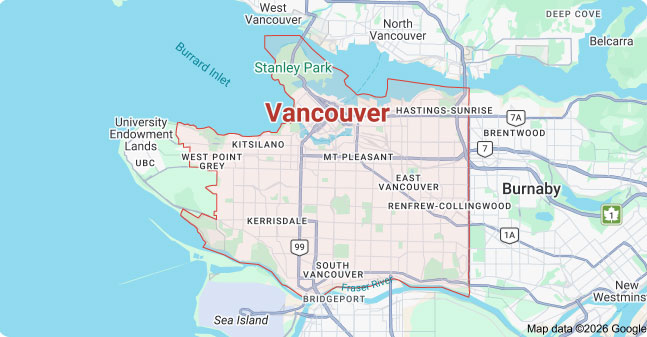 Service Area Vancouver