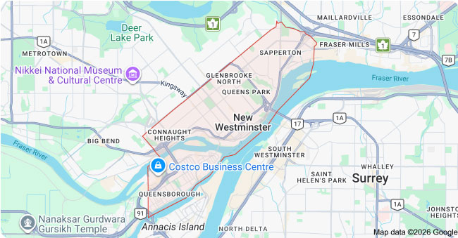 Service Area New Westminster