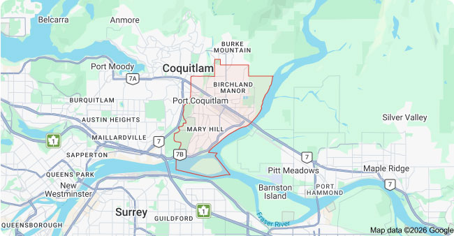 Service Area Port Coquitlam